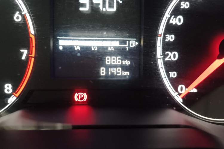 Used Jetta VS5 2024 280TSI Automatic Pioneer Edition Odometer Close Up