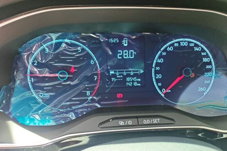 Used Jetta VS5 2024 280TSI Manual Pioneer Edition Odometer Close Up