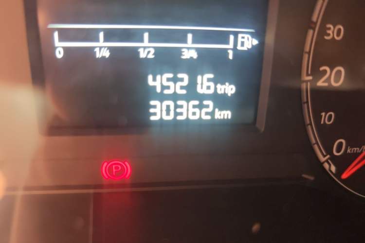 Used Jetta VS5 2024 280TSI Automatic Enjoyment Edition Odometer Close Up