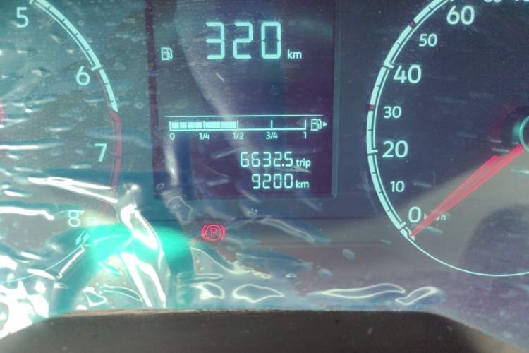 Used Jetta VS5 2025 280TSI Manual "Good Fortune Plus" Edition Odometer Close Up