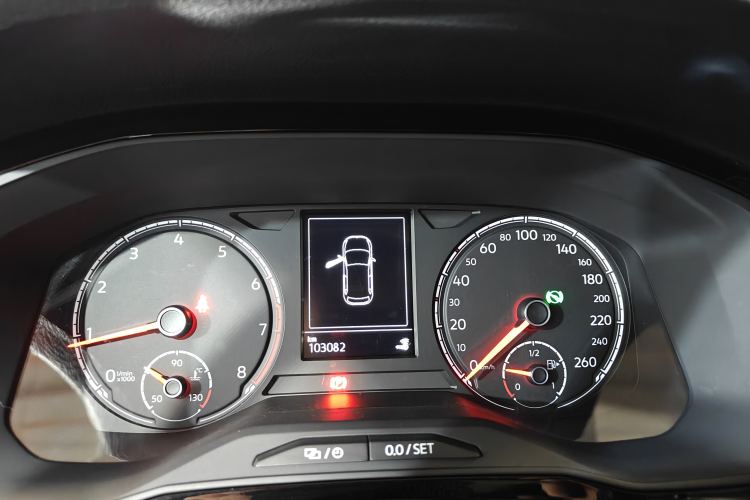 Used Jetta VS7 2020 1.4T Automatic Glory Edition Odometer Close Up