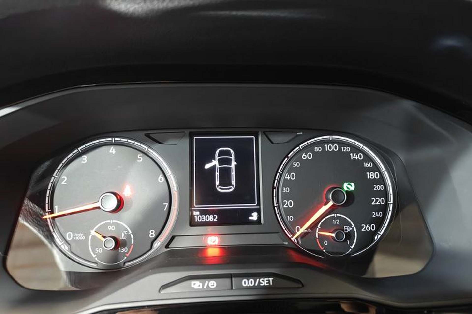 Used Jetta VS7 2020 1.4T Automatic Glory Edition Odometer Close Up