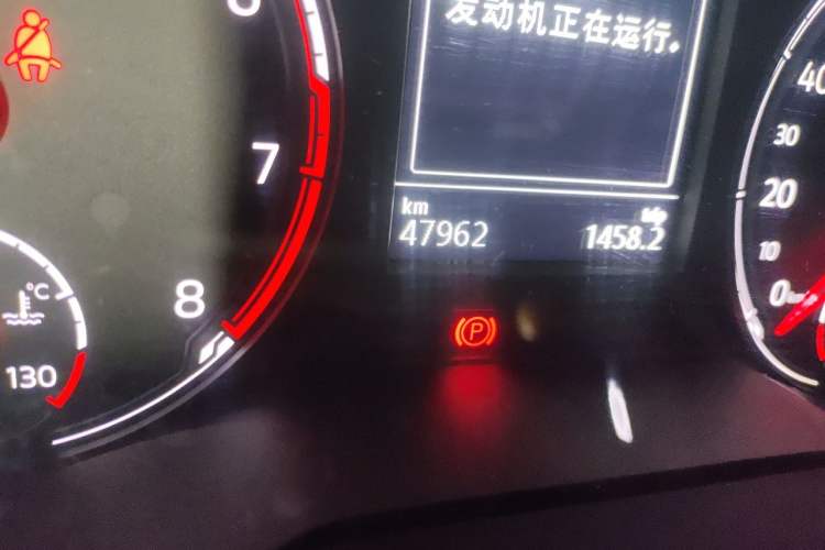 Used Jetta VS7 2020 1.4T Automatic Enjoyment Model Odometer Close Up