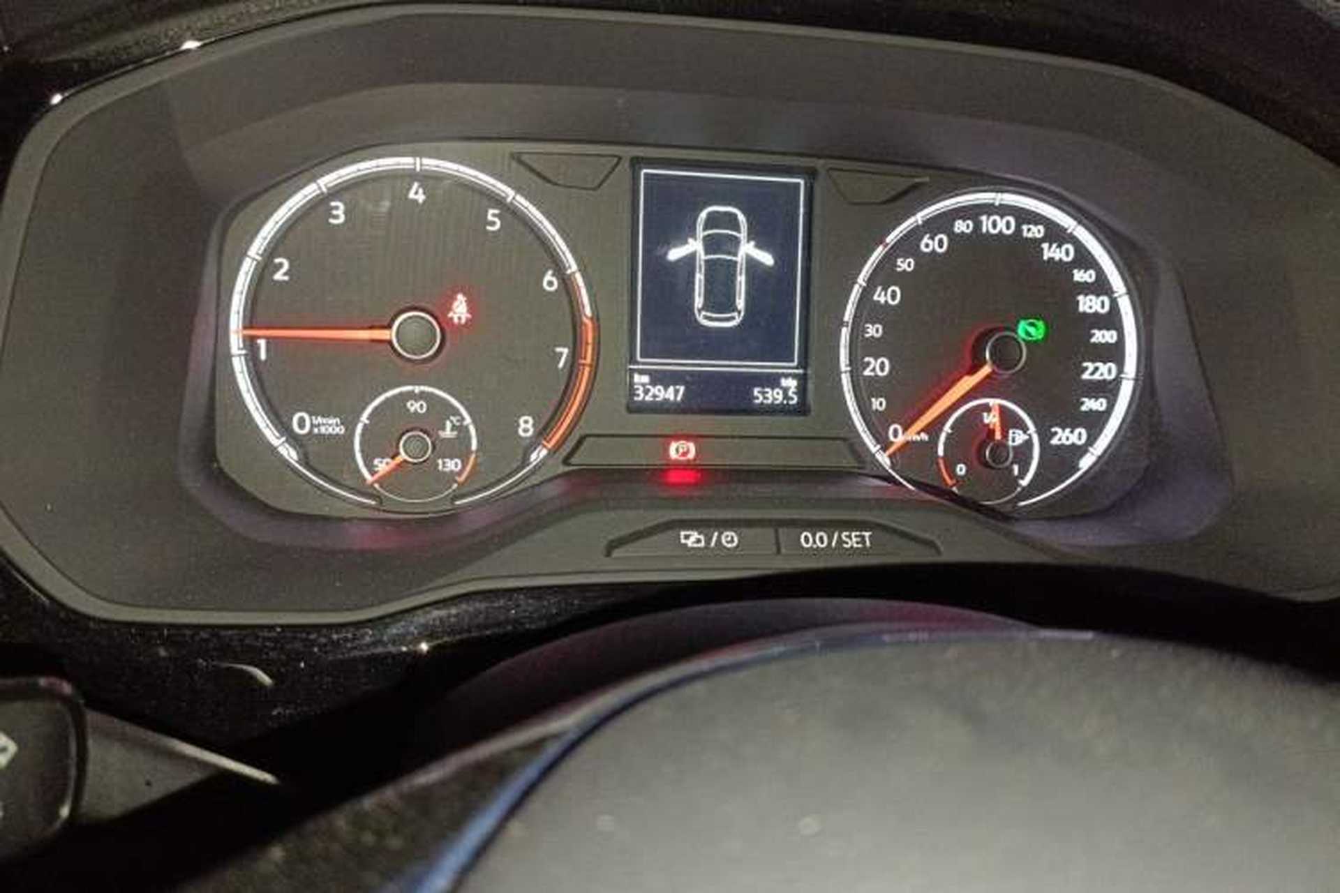 Used Jetta VS7 2020 1.4T Automatic Entry-Level Trim Odometer Close Up