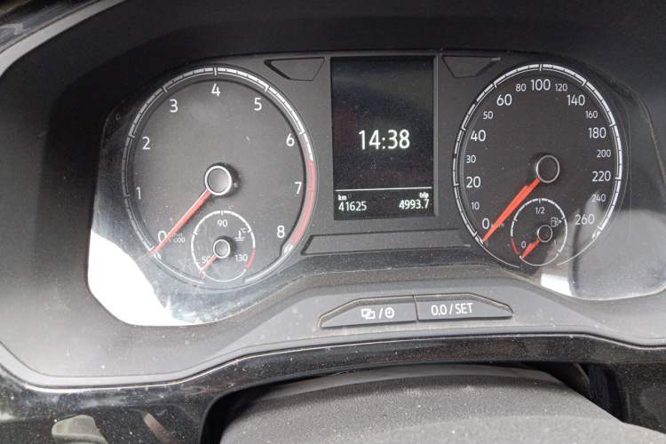 Used Jetta VS7 2020 1.4T Automatic "Thirty and Standing Firm" Edition Odometer Close Up