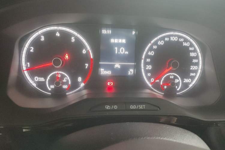 Used Jetta VS7 2020 1.4T Automatic Glory Edition Odometer Close Up