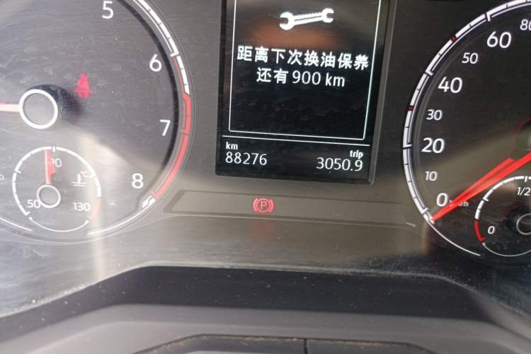 Used Jetta VS7 2020 1.4T Automatic Glory Edition Odometer Close Up