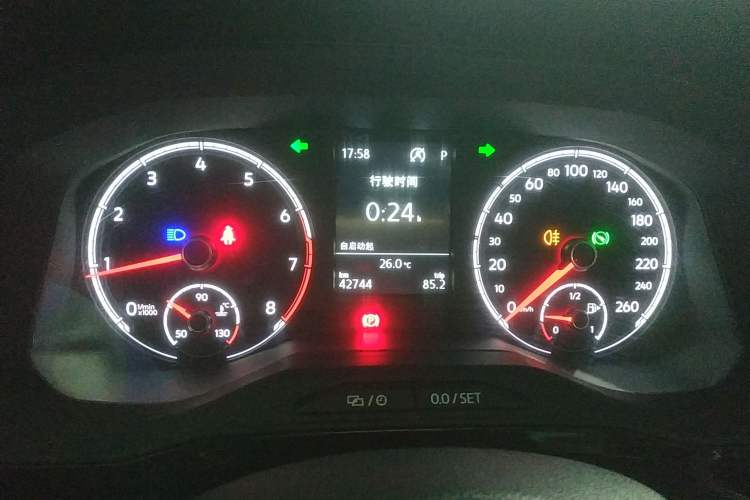 Used Jetta VS7 2020 1.4T Automatic Entry-Level Trim Instrument Cluster