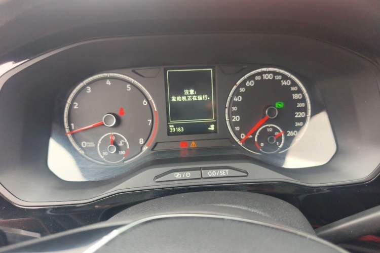 Used Jetta VS7 2020 1.4T Automatic Enjoyment Model Odometer Close Up