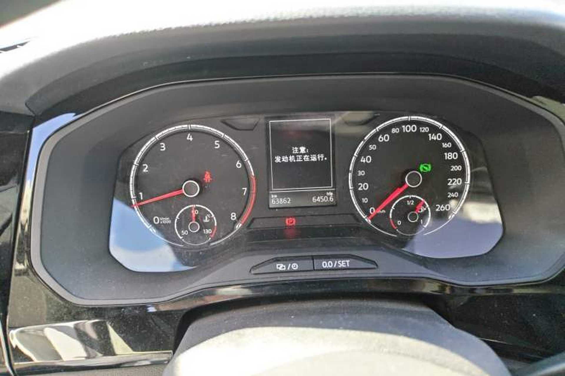 Used Jetta VS7 2020 1.4T Automatic Enjoyment Model Odometer Close Up