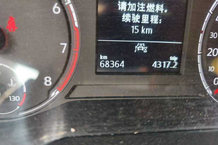 Used Jetta VS7 2020 1.4T Automatic Glory Edition Odometer Close Up