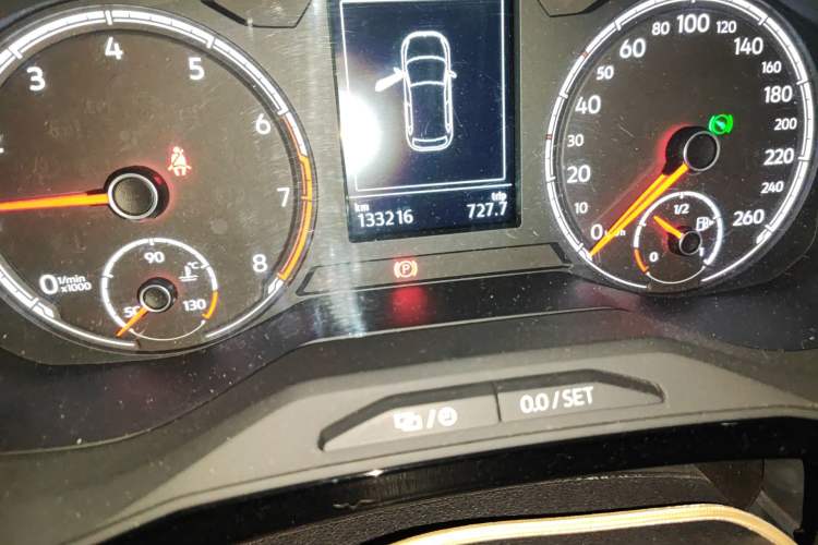 Used Jetta VS7 2020 1.4T Automatic Glory Edition Odometer Close Up