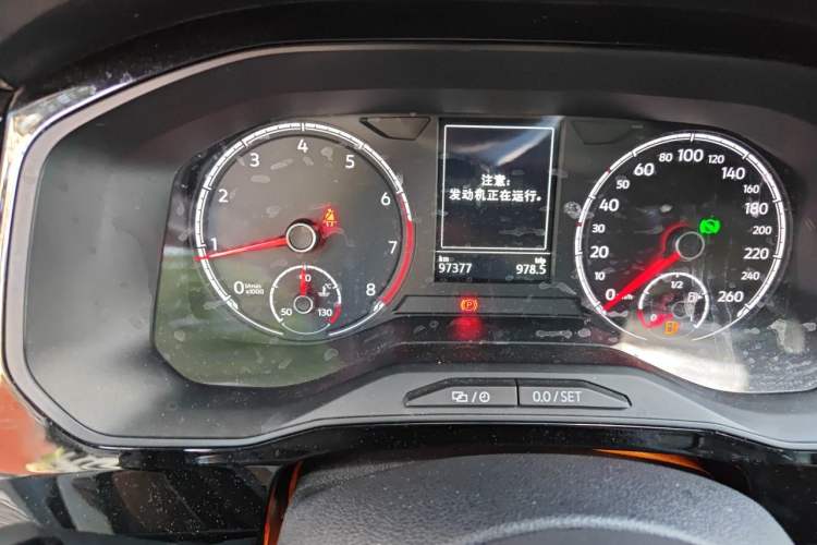 Used Jetta VS7 2020 1.4T Automatic Enjoyment Model Odometer Close Up