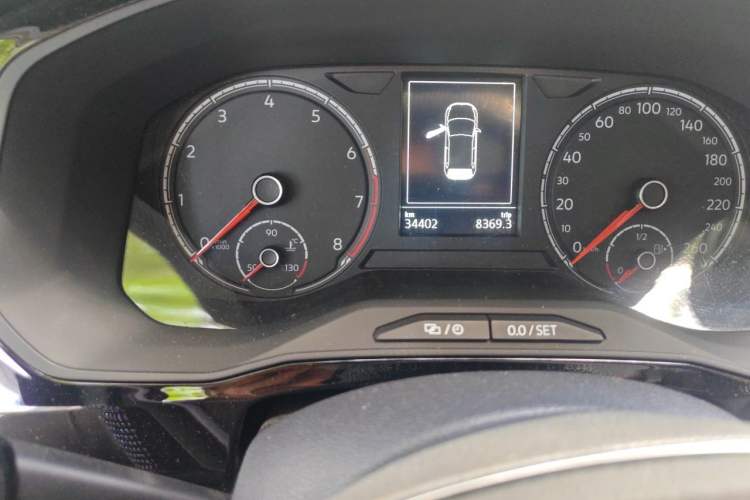 Used Jetta VS7 2020 1.4T Automatic Glory Edition Odometer Close Up