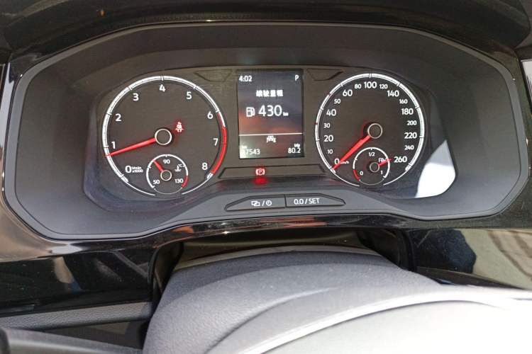 Used Jetta VS7 2020 1.4T Automatic Glory Edition Odometer Close Up