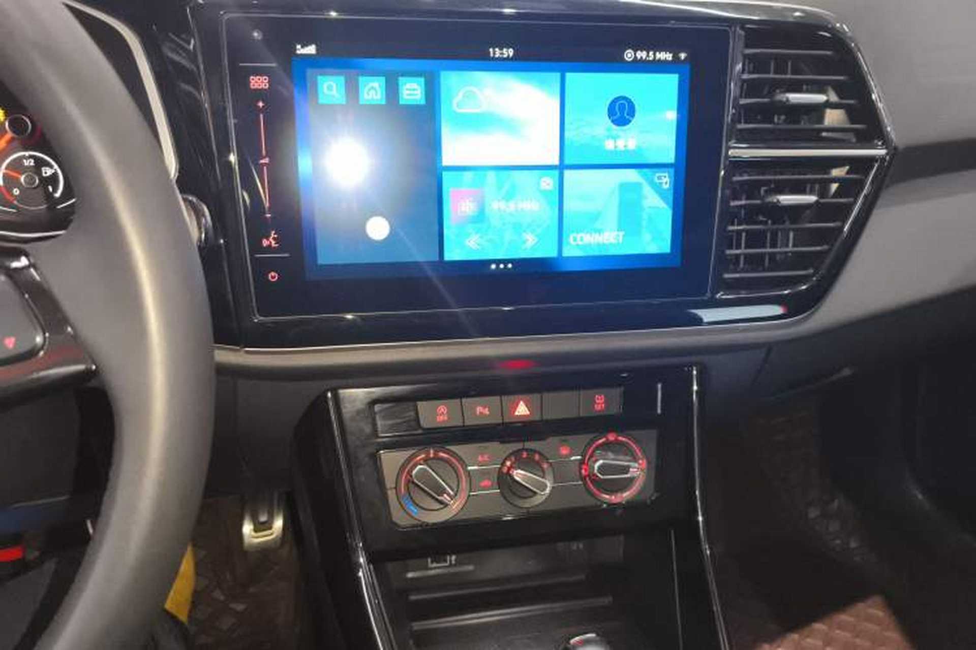 Used Jetta VS7 2021 Black Edition 1.4T Automatic Enjoyment Model Audio And AC Panel