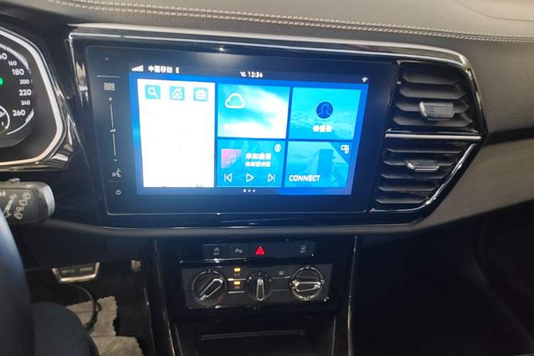 Used Jetta VS7 2021 Black Edition 1.4T Automatic Enjoyment Model Audio And AC Panel
