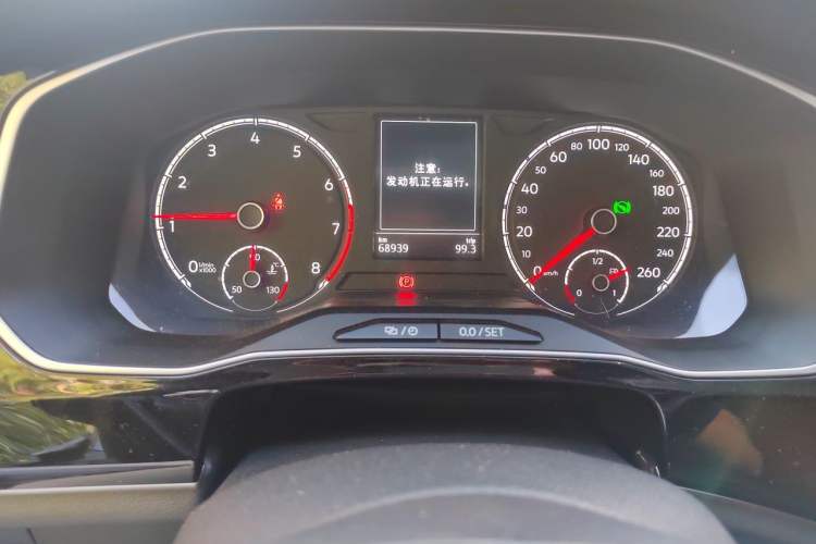 Used Jetta VS7 2021 1.4T Automatic Enjoyment Edition Odometer Close Up