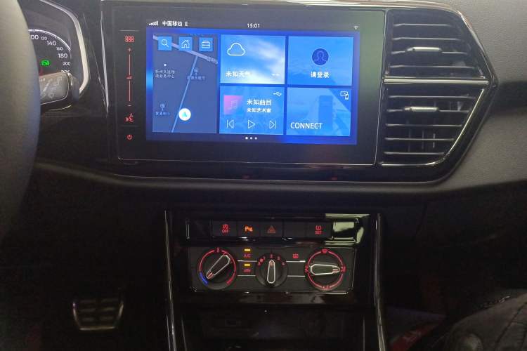 Used Jetta VS7 2021 Black Edition 1.4T Automatic Enjoyment Model Audio And AC Panel