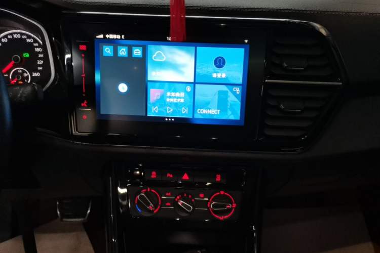 Used Jetta VS7 2021 Panda Edition 1.4T Automatic Enjoyment Model Audio And AC Panel