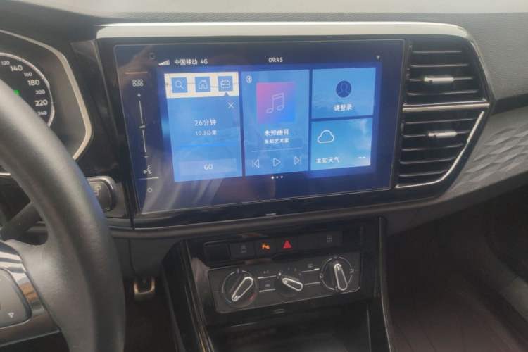 Used Jetta VS7 2021 30th Anniversary Edition 1.4T Automatic Enjoyment Model Audio And AC Panel