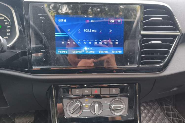 Used Jetta VS7 2021 1.4T Automatic Entry Model Audio And AC Panel