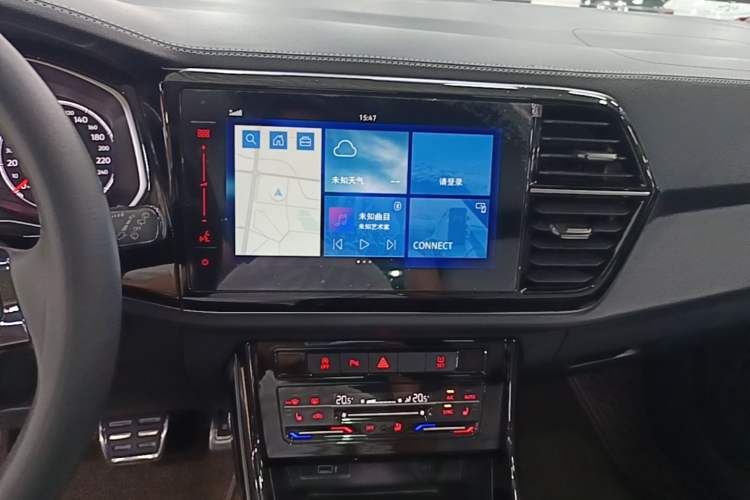 Used Jetta VS7 2021 Panda Edition 1.4T Automatic Glory Version Audio And AC Panel