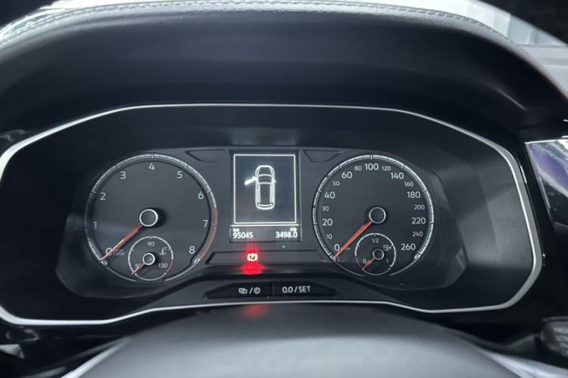 Used Jetta VS7 2021 Panda Edition 1.4T Automatic Enjoyment Model Odometer Close Up