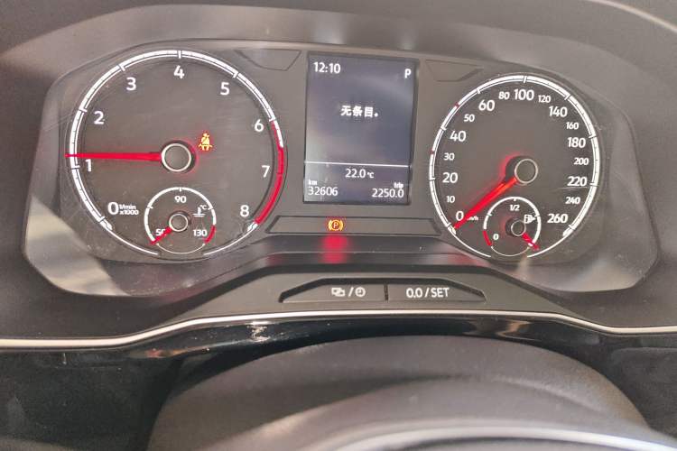 Used Jetta VS7 2021 1.4T Automatic Enjoyment Edition Odometer Close Up