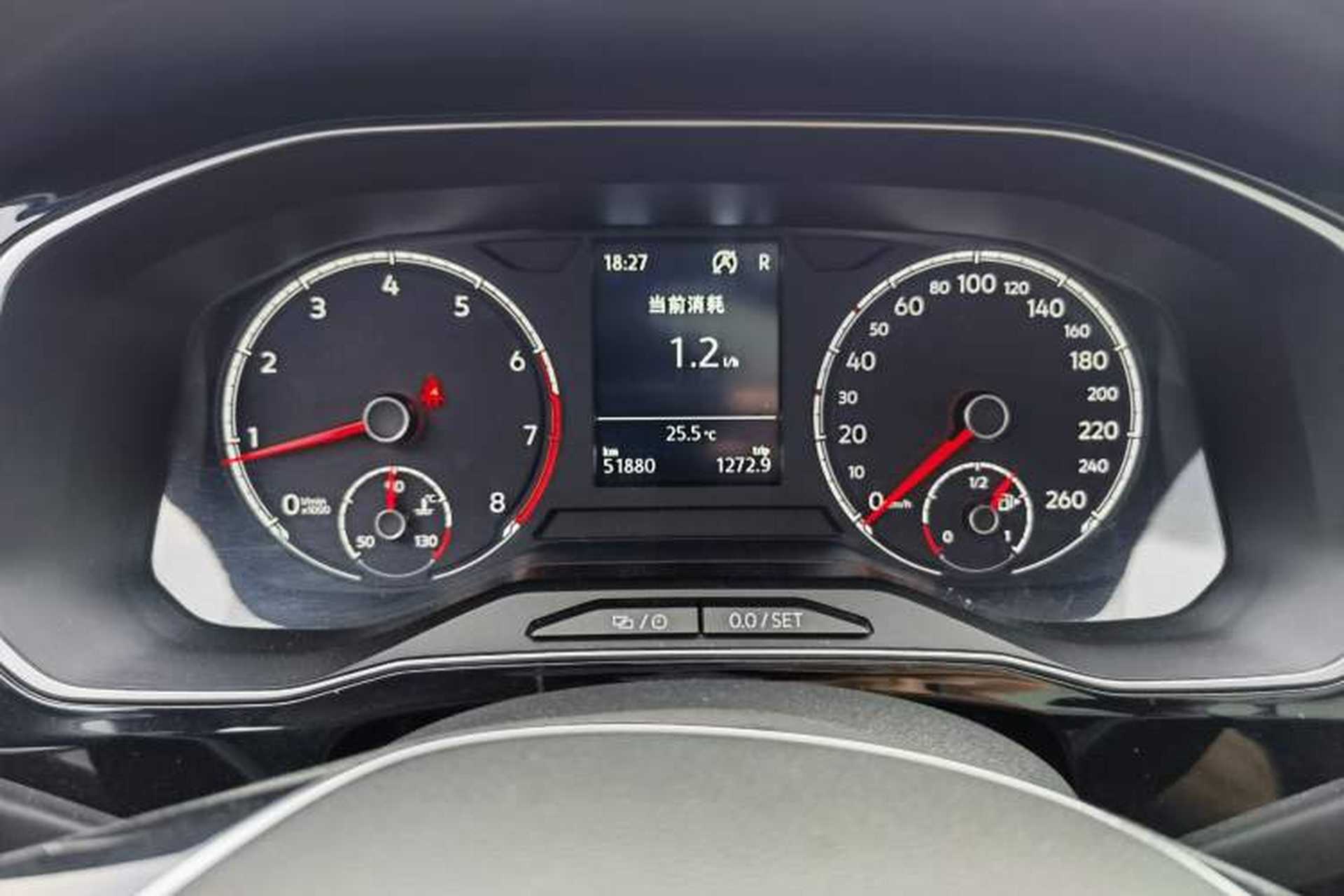 Used Jetta VS7 2021 1.4T Automatic Glory Edition Odometer Close Up