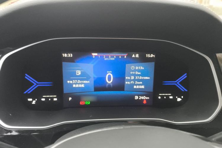 Used Jetta VS7 2022 Black Edition 1.4T Automatic Enjoyment Pro Version Instrument Cluster