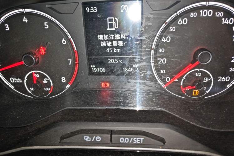 Used Jetta VS7 2022 280TSI Automatic Trend Edition Odometer Close Up