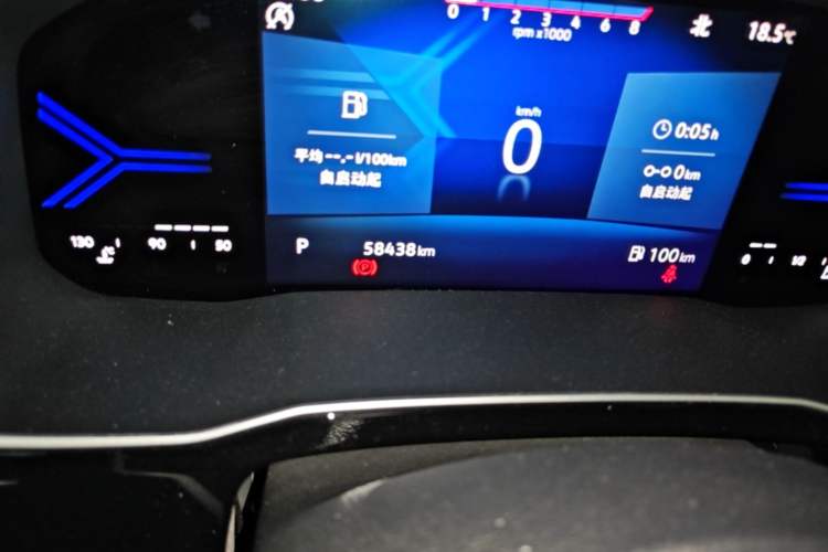Used Jetta VS7 2022 280TSI Automatic Enjoyment Edition Odometer Close Up