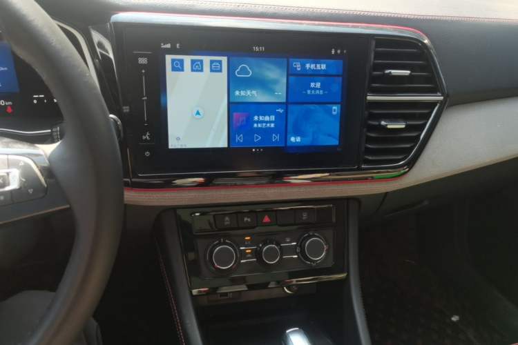Used Jetta VS7 2022 280TSI Automatic Enjoyment Edition Audio And AC Panel