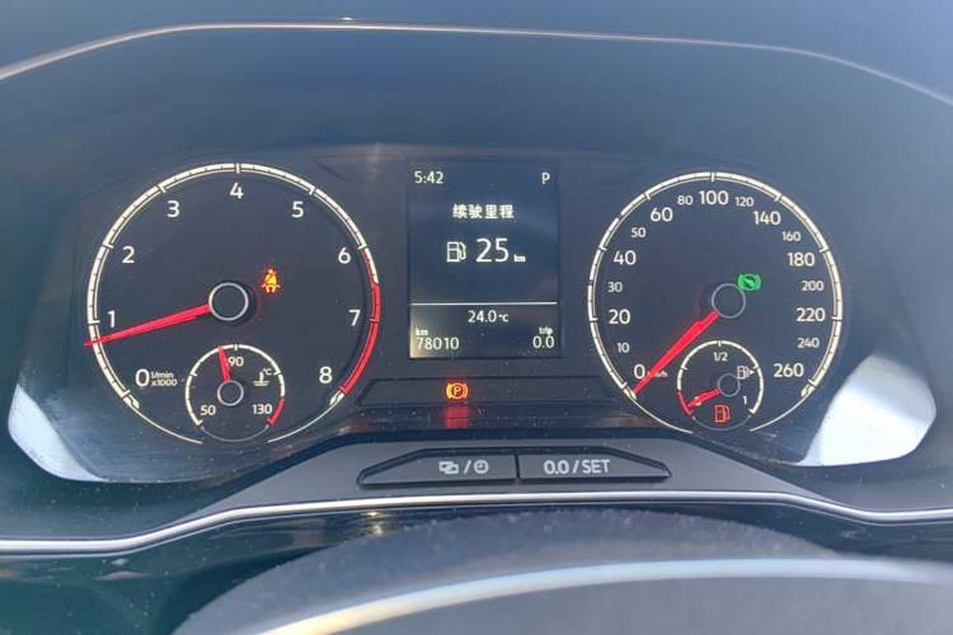 Used Jetta VS7 2022 280TSI Automatic Trend Edition Instrument Cluster