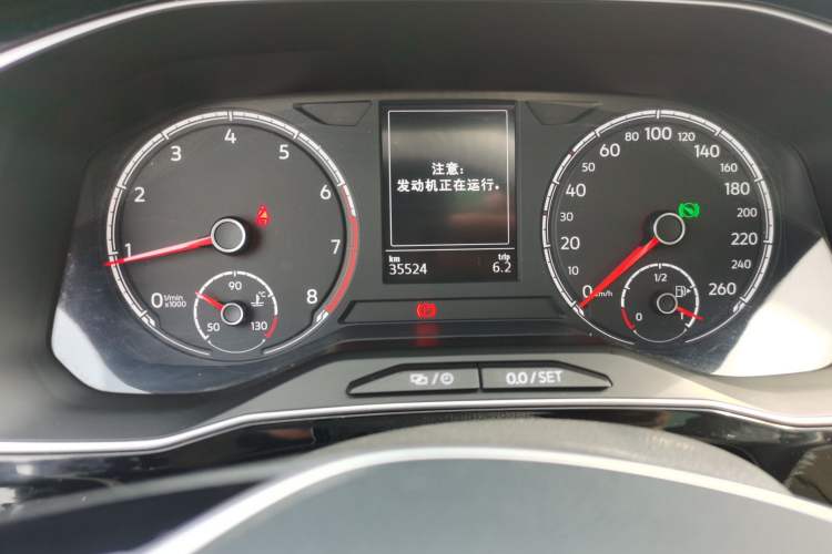Used Jetta VS7 2022 Panda Edition 1.4T Automatic Enjoyment Pro Version Odometer Close Up