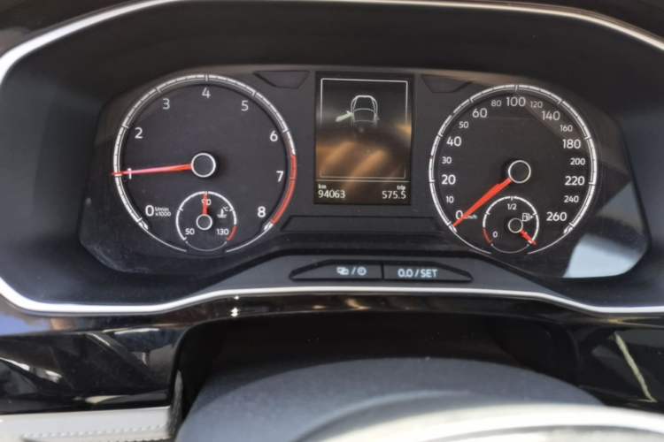 Used Jetta VS7 2022 280TSI Automatic Trend Edition Odometer Close Up