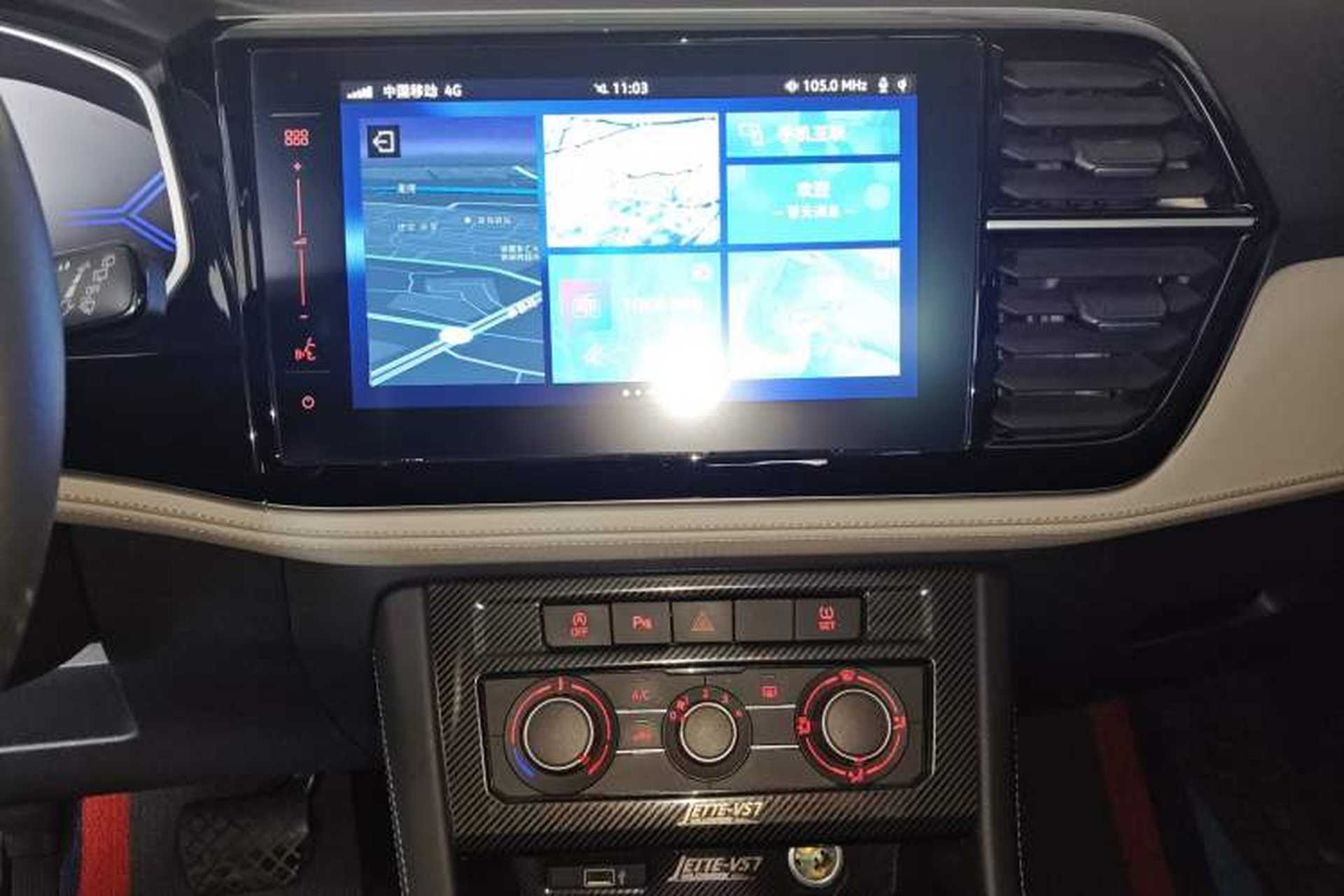 Used Jetta VS7 2023 280TSI Automatic Enjoyment Edition Audio And AC Panel