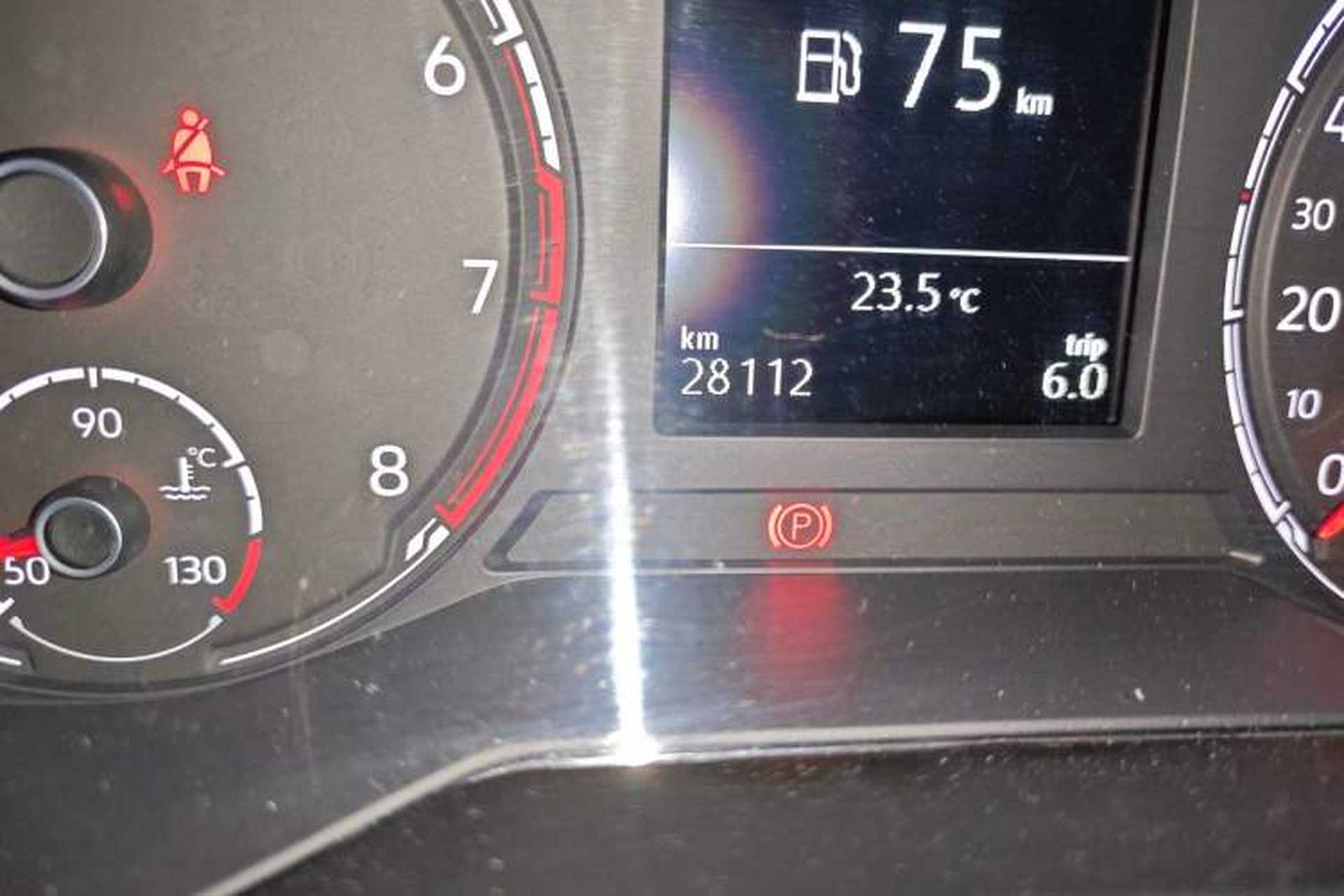 Used Jetta VS7 2023 280TSI Automatic Trend Edition Odometer Close Up