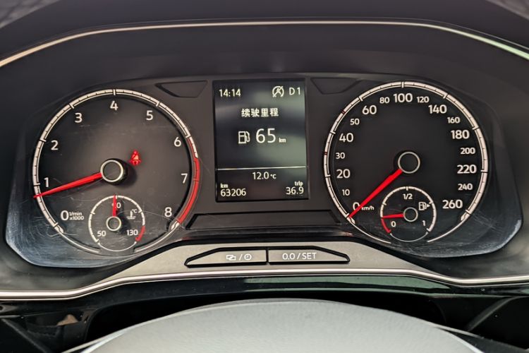 Used Jetta VS7 2023 280TSI Automatic Trend Edition Odometer Close Up