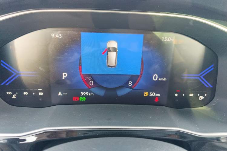 Used Jetta VS7 2023 280TSI Automatic Enjoyment Edition Odometer Close Up