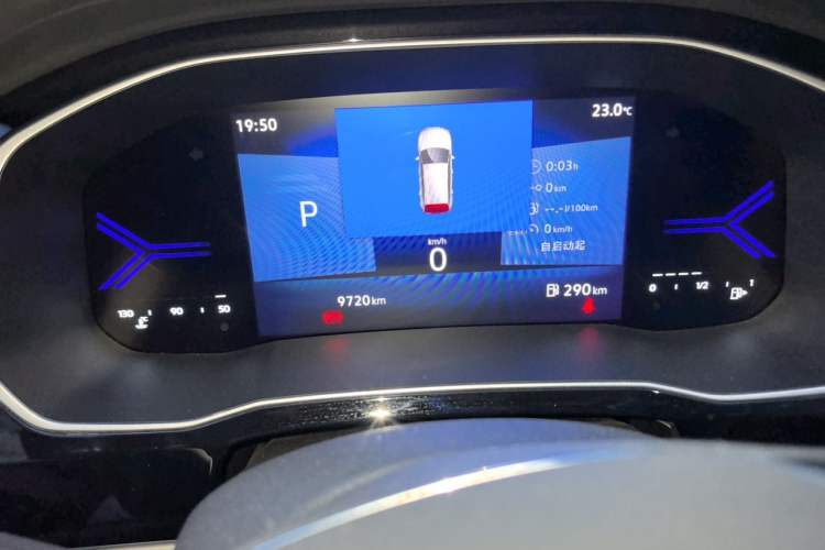 Used Jetta VS7 2024 280TSI Automatic Pioneer Edition Odometer Close Up