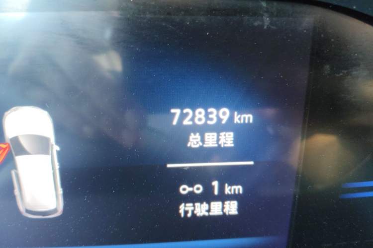 Used Jetta VS7 2024 280TSI Automatic Enjoyment Edition Odometer Close Up