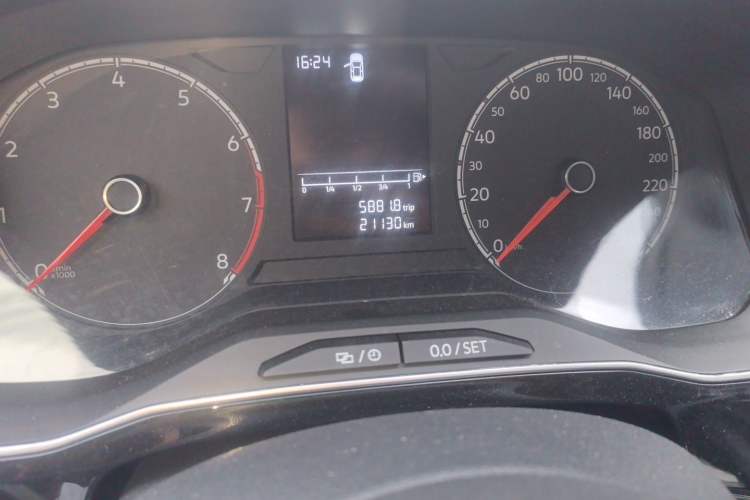 Used Jetta VS7 2024 280TSI Automatic Enjoyment Edition Odometer Close Up