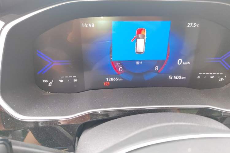Used Jetta VS7 2024 5th Anniversary Edition 280TSI Manual Pioneer Version Odometer Close Up