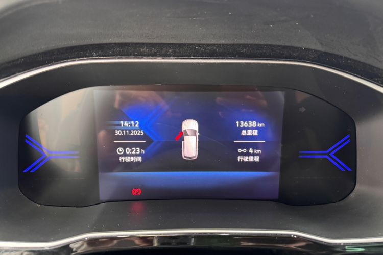 Used Jetta VS7 2024 280TSI Automatic Glory Edition Odometer Close Up