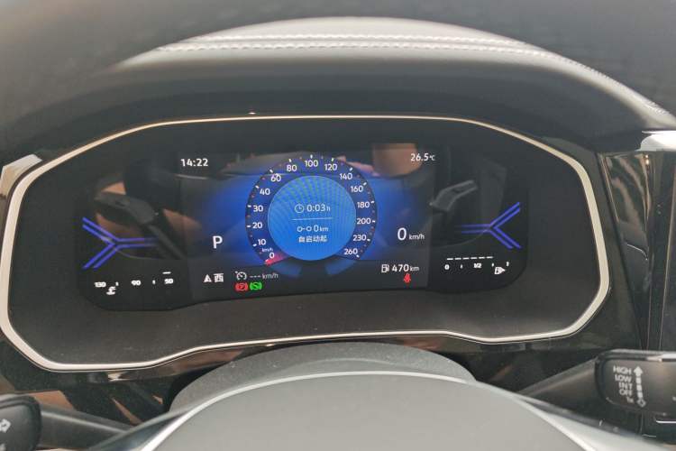 Used Jetta VS7 2026 Model, 280TSI Automatic Glory Edition Instrument Cluster
