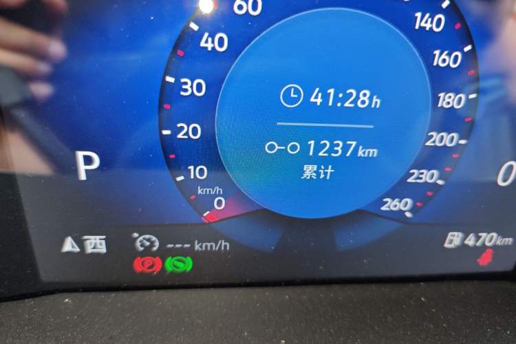 Used Jetta VS7 2026 Model, 280TSI Automatic Glory Edition Odometer Close Up