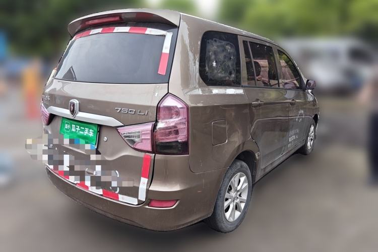 Used Jinbei 750 2015 1.5L Luxury Model Rear Right 45 Deg