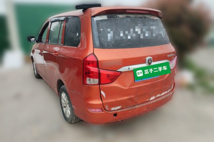 Used Jinbei 750 2015 1.5L Comfort Model Rear Left 45 Deg